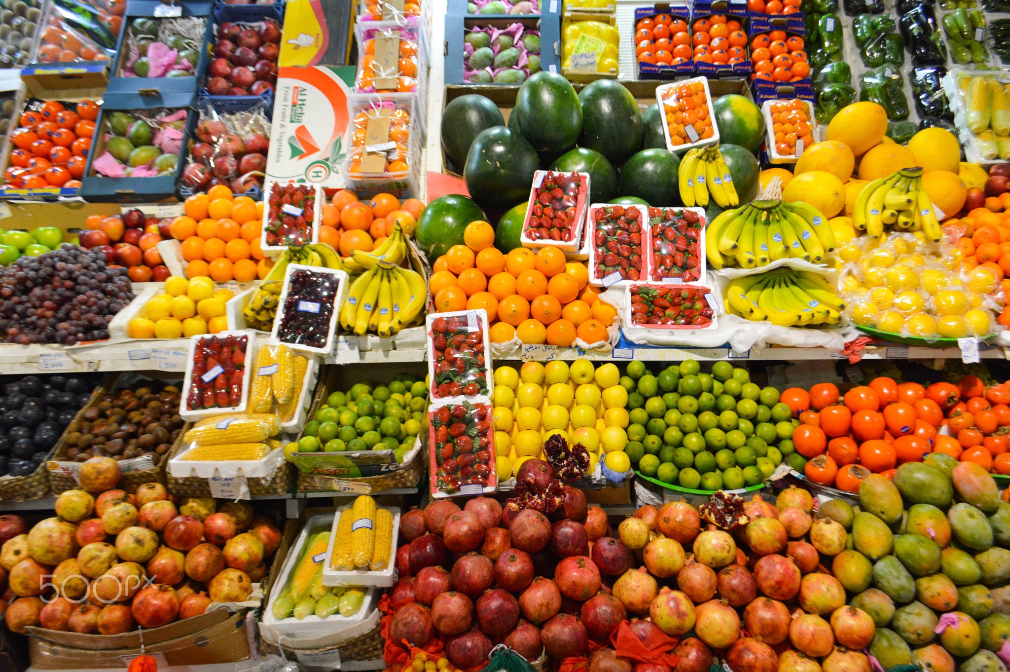 Fruit and Vegetables at market