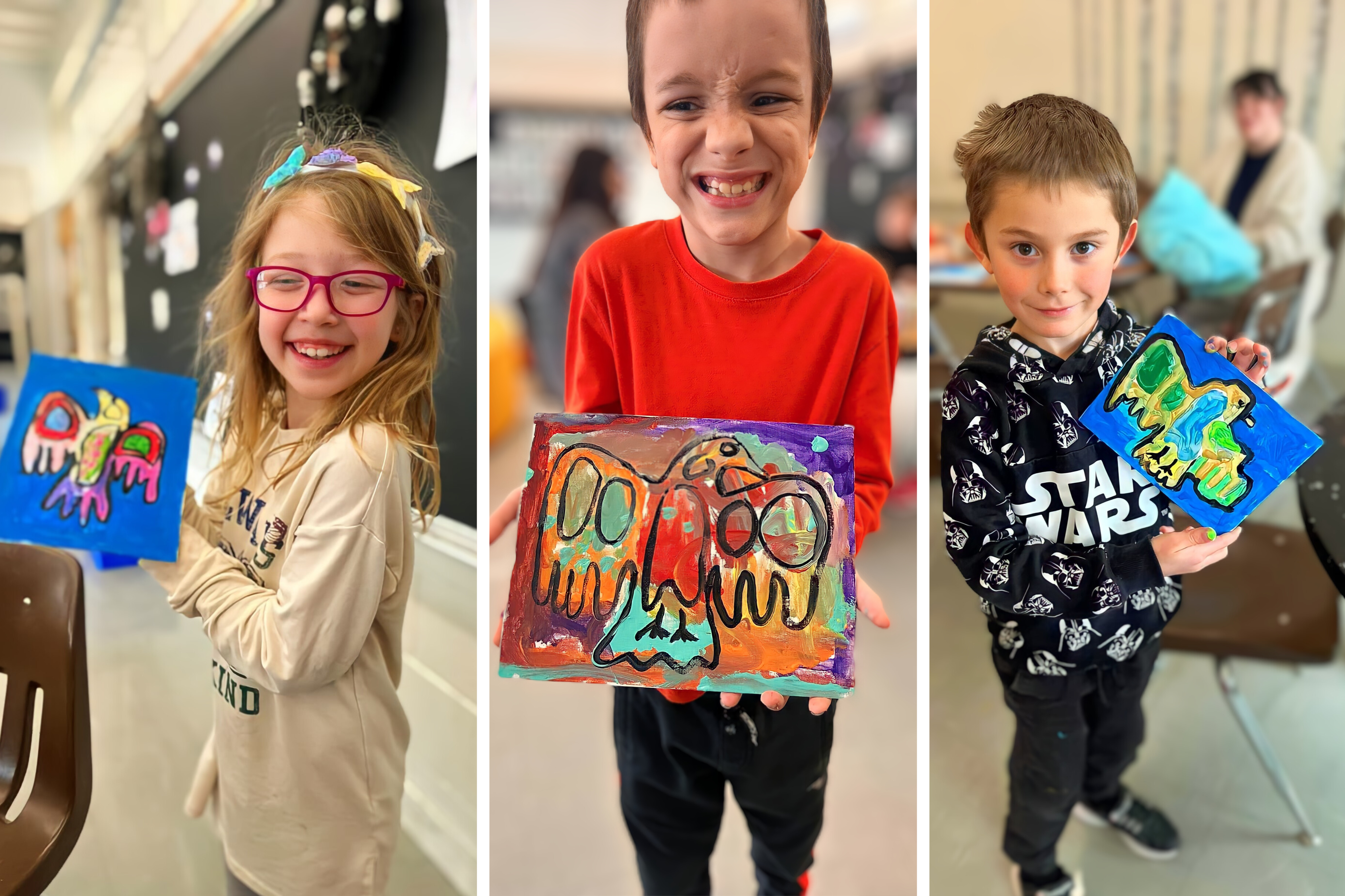 St. Anne Students Spread Love Through Artwork Inspired by Indigenous Artist Norval Morrisseau